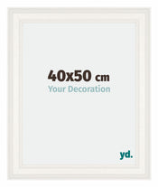 Londen Wooden Photo Frame 40x50cm White Front Size | Yourdecoration.co.uk