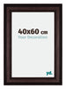 Londen Wooden Photo Frame 40x60cm Brown Wenge Front Size | Yourdecoration.co.uk