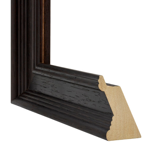 Londen Wooden Photo Frame 42x59 4cm A2 Brown Wenge Detail Intersection | Yourdecoration.co.uk