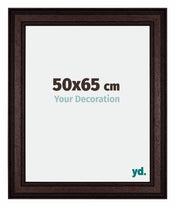 Londen Wooden Photo Frame 50x65cm Brown Wenge Front Size | Yourdecoration.co.uk