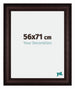 Londen Wooden Photo Frame 56x71cm Brown Wenge Front Size | Yourdecoration.co.uk