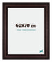 Londen Wooden Photo Frame 60x70cm Brown Wenge Front Size | Yourdecoration.co.uk