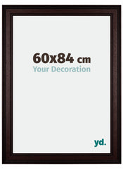 Londen Wooden Photo Frame 60x84cm Brown Wenge Front Size | Yourdecoration.co.uk