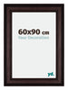 Londen Wooden Photo Frame 60x90cm Brown Wenge Front Size | Yourdecoration.co.uk