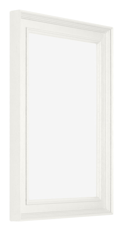 Londen Wooden Photo Frame 60x90cm White Front Oblique | Yourdecoration.co.uk