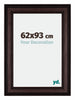 Londen Wooden Photo Frame 62x93cm Brown Wenge Front Size | Yourdecoration.co.uk