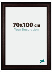 Londen Wooden Photo Frame 70x100cm Brown Wenge Front Size | Yourdecoration.co.uk