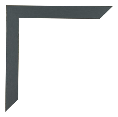 Mura MDF Photo Frame 18x24cm Anthracite Detail Corner | Yourdecoration.co.uk