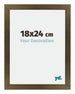 Mura MDF Photo Frame 18x24cm Bronze Design Front Size | Yourdecoration.co.uk