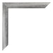 Mura MDF Photo Frame 18x24cm Gray Wiped Detail Corner | Yourdecoration.co.uk