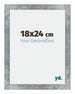 Mura MDF Photo Frame 18x24cm Iron Swept Front Size | Yourdecoration.co.uk