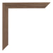 Mura MDF Photo Frame 18x24cm Walnut Dark Detail Corner | Yourdecoration.co.uk