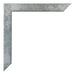 Mura MDF Photo Frame 20x20cm Iron Swept Detail Corner | Yourdecoration.co.uk