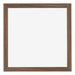 Mura MDF Photo Frame 20x20cm Walnut Dark Front | Yourdecoration.co.uk