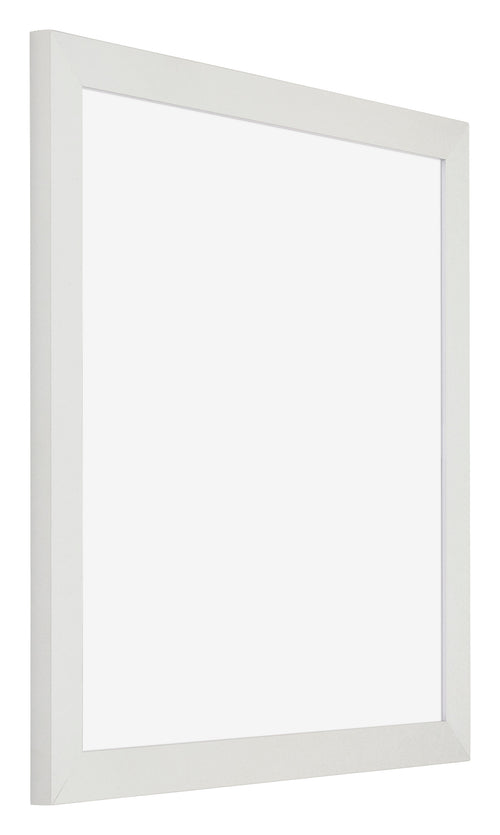 Mura MDF Photo Frame 20x20cm White Matte Front Oblique | Yourdecoration.co.uk