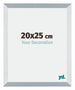 Mura MDF Photo Frame 20x25cm Aluminum Brushed Front Size | Yourdecoration.co.uk