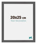 Mura MDF Photo Frame 20x25cm Anthracite Size | Yourdecoration.co.uk