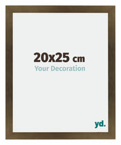 Mura MDF Photo Frame 20x25cm Bronze Design Front Size | Yourdecoration.co.uk