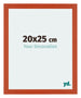 Mura MDF Photo Frame 20x25cm Orange Front Size | Yourdecoration.co.uk