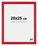 Mura MDF Photo Frame 20x25cm Red Front Size | Yourdecoration.co.uk