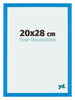 Mura MDF Photo Frame 20x28cm Bright Blue Front Size | Yourdecoration.co.uk