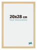 Mura MDF Photo Frame 20x28cm Maple Decor Front Size | Yourdecoration.co.uk