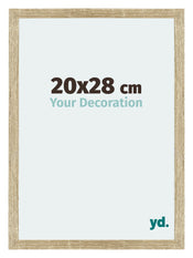 Mura MDF Photo Frame 20x28cm Sonoma Oak Front Size | Yourdecoration.co.uk