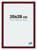 Mura MDF Photo Frame 20x28cm Winered Wiped Front Size | Yourdecoration.co.uk