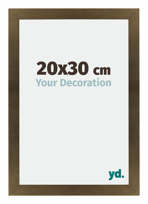 Mura MDF Photo Frame 20x30cm Bronze Design Front Size | Yourdecoration.co.uk