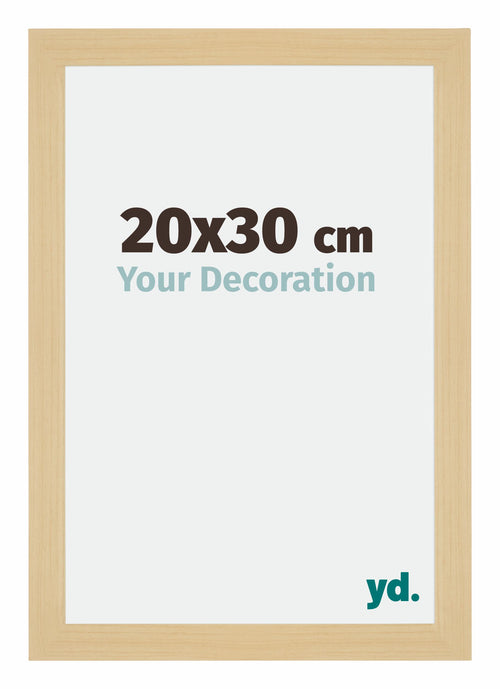 Mura MDF Photo Frame 20x30cm Maple Decor Front Size | Yourdecoration.co.uk