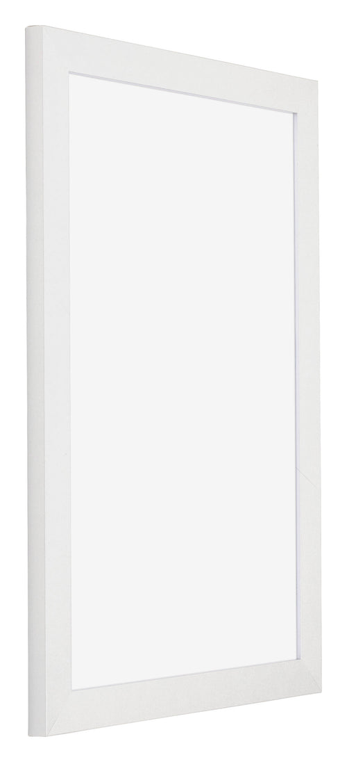 Mura MDF Photo Frame 20x30cm White High Gloss Front Oblique | Yourdecoration.co.uk