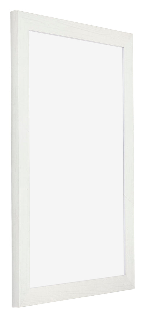 Mura MDF Photo Frame 20x30cm White Wiped Front Oblique | Yourdecoration.co.uk