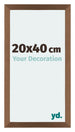 Mura MDF Photo Frame 20x40cm Copper Design Front Size | Yourdecoration.co.uk