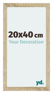 Mura MDF Photo Frame 20x40cm Sonoma Oak Front Size | Yourdecoration.co.uk