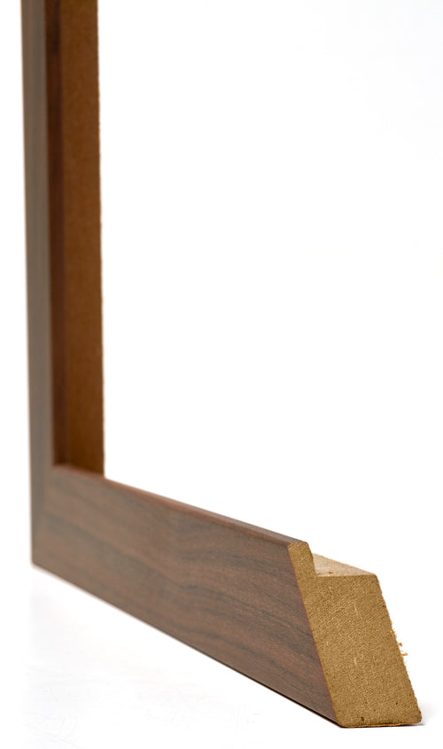 Mura MDF Photo Frame 20x40cm Walnut Dark Detail Intersection | Yourdecoration.co.uk