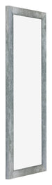 Mura MDF Photo Frame 20x60 Iron Swept Front Oblique | Yourdecoration.co.uk