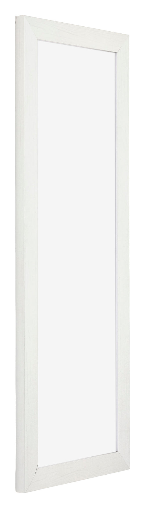 Mura MDF Photo Frame 20x60 White Wiped Front Oblique | Yourdecoration.co.uk