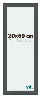 Mura MDF Photo Frame 20x60cm Anthracite Size | Yourdecoration.co.uk