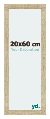 Mura MDF Photo Frame 20x60cm Sonoma Oak Front Size | Yourdecoration.co.uk