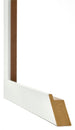 Mura MDF Photo Frame 20x60cm White Wiped Detail Intersection | Yourdecoration.co.uk