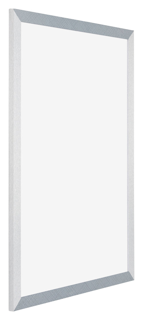 Mura MDF Photo Frame 21x29 7cm A4 Aluminum Brushed Front Oblique | Yourdecoration.co.uk