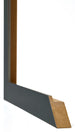 Mura MDF Photo Frame 21x29 7cm A4 Anthracite Detail Intersection | Yourdecoration.co.uk