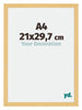 Mura MDF Photo Frame 21x29 7cm A4 Beech Design Front Size | Yourdecoration.co.uk