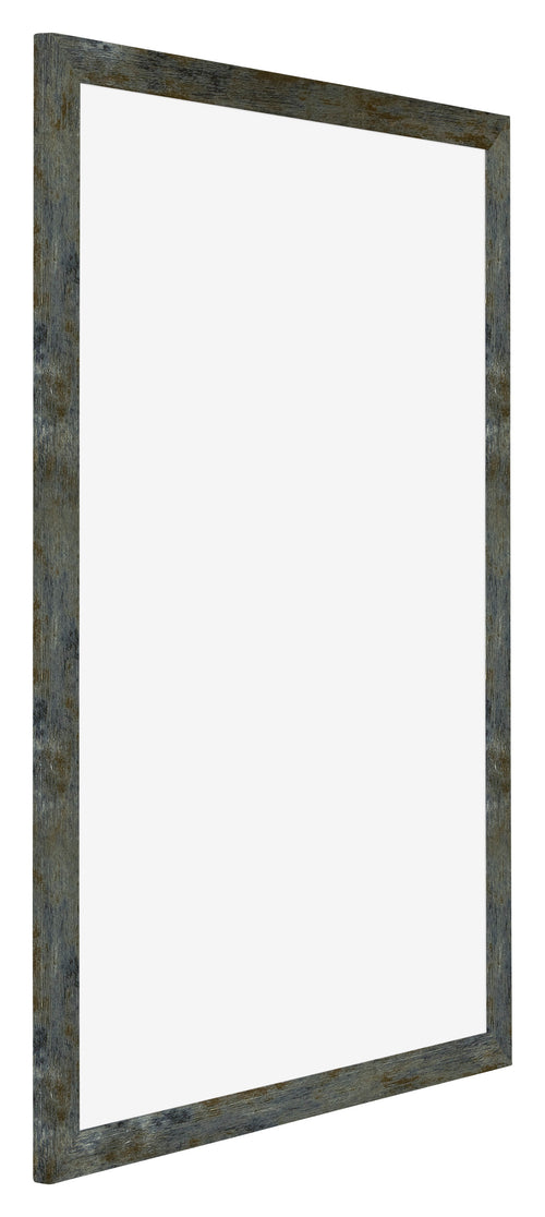 Mura MDF Photo Frame 21x29 7cm A4 Blue Gold Melange Front Oblique | Yourdecoration.co.uk