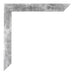 Mura MDF Photo Frame 21x29 7cm A4 Silver Glossy Vintage Detail Corner | Yourdecoration.co.uk