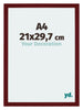 Mura MDF Photo Frame 21x29 7cm A4 Winered Wiped Size | Yourdecoration.co.uk