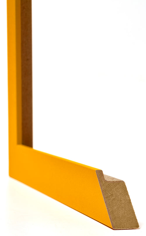 Mura MDF Photo Frame 21x29 7cm A4 Yellow Detail Intersection | Yourdecoration.co.uk