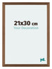 Mura MDF Photo Frame 21x30cm Copper Design Front Size | Yourdecoration.co.uk