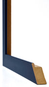 Mura MDF Photo Frame 21x30cm Dark Blue Swept Detail Intersection | Yourdecoration.co.uk