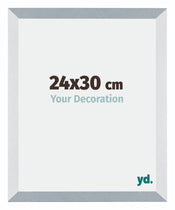 Mura MDF Photo Frame 24x30cm Aluminum Brushed Front Size | Yourdecoration.co.uk